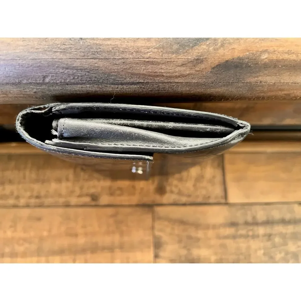 Authentic LOUIS VUITTON Gray Monogram Matt Vernis Long Sarah Wallet W/COA